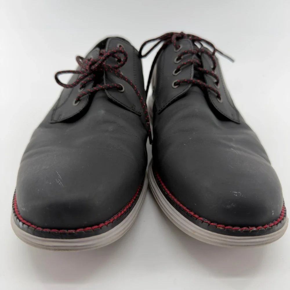 Cole Haan Original Grand Plain Toe Oxford‎ Black Leather Mens 10.5 M